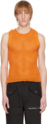 Dion Lee Orange Grid Tank