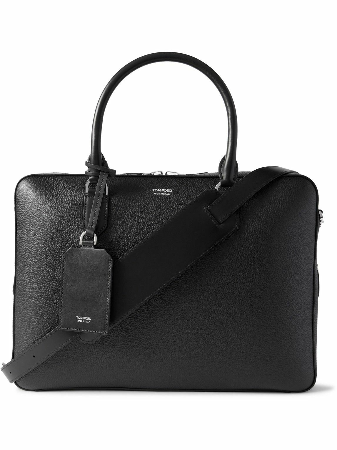 TOM FORD Elliott Full Grain Leather Briefcase TOM FORD