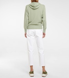 Brunello Cucinelli Embellished cashmere hoodie