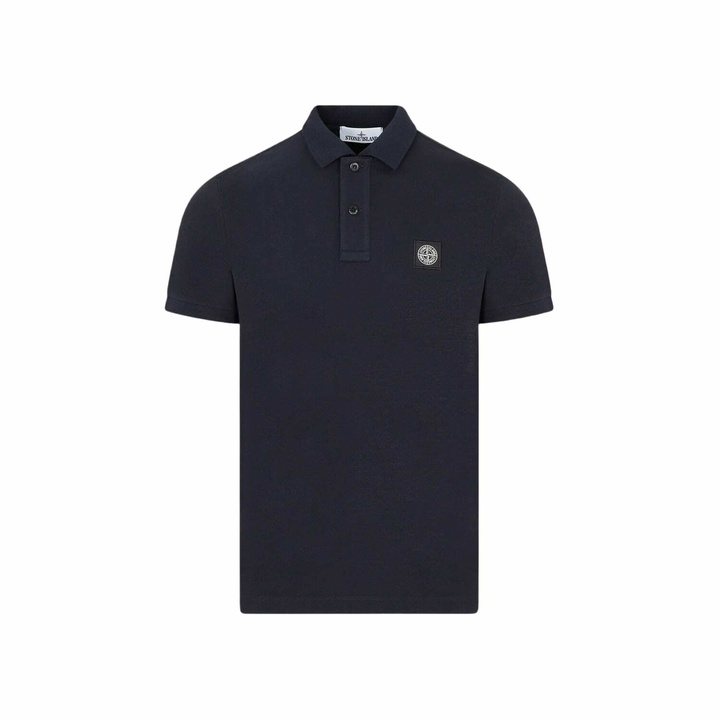 Photo: Stone Island Logo Badge Polo Shirt