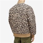 Wacko Maria Men's Dickies Leopard Quilted Jacket in Beige