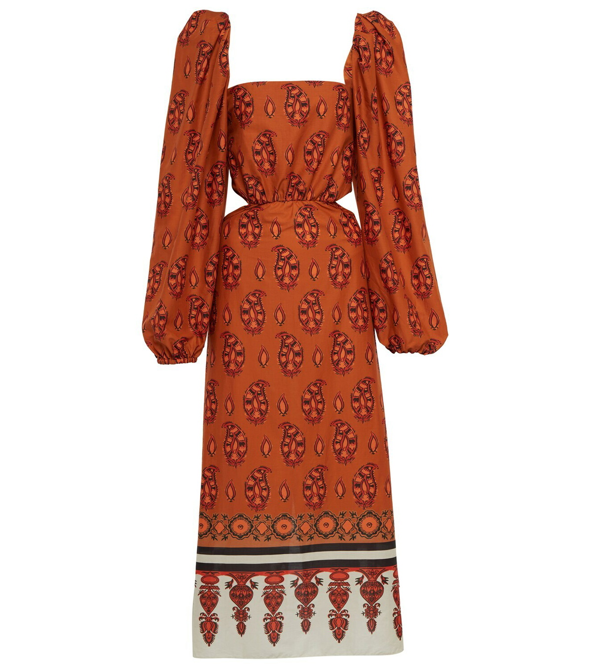 Johanna Ortiz Indian Roar cotton midi dress Johanna Ortiz
