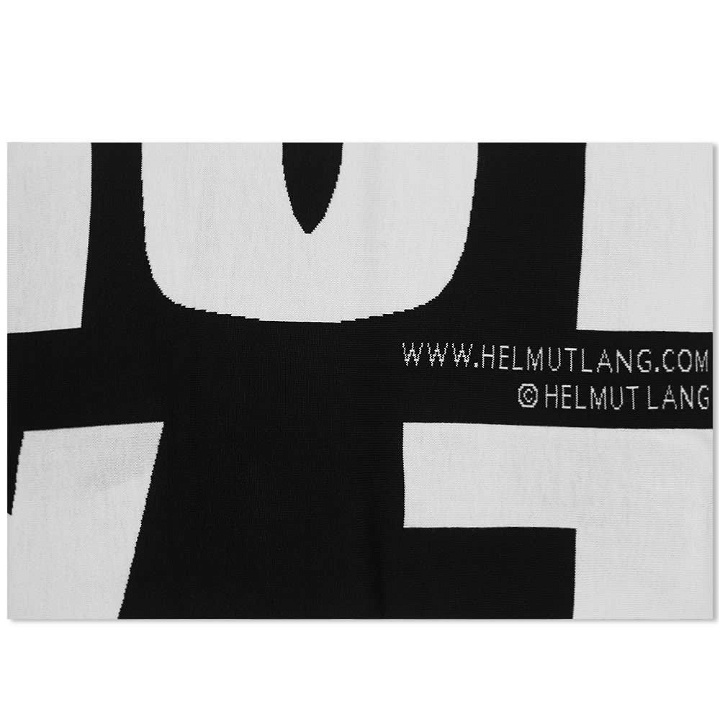 Photo: Helmut Lang Logo Scarf