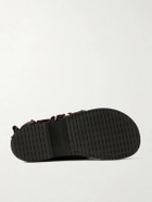 JW Anderson - Ruffle Suede Boat Shoes - Brown