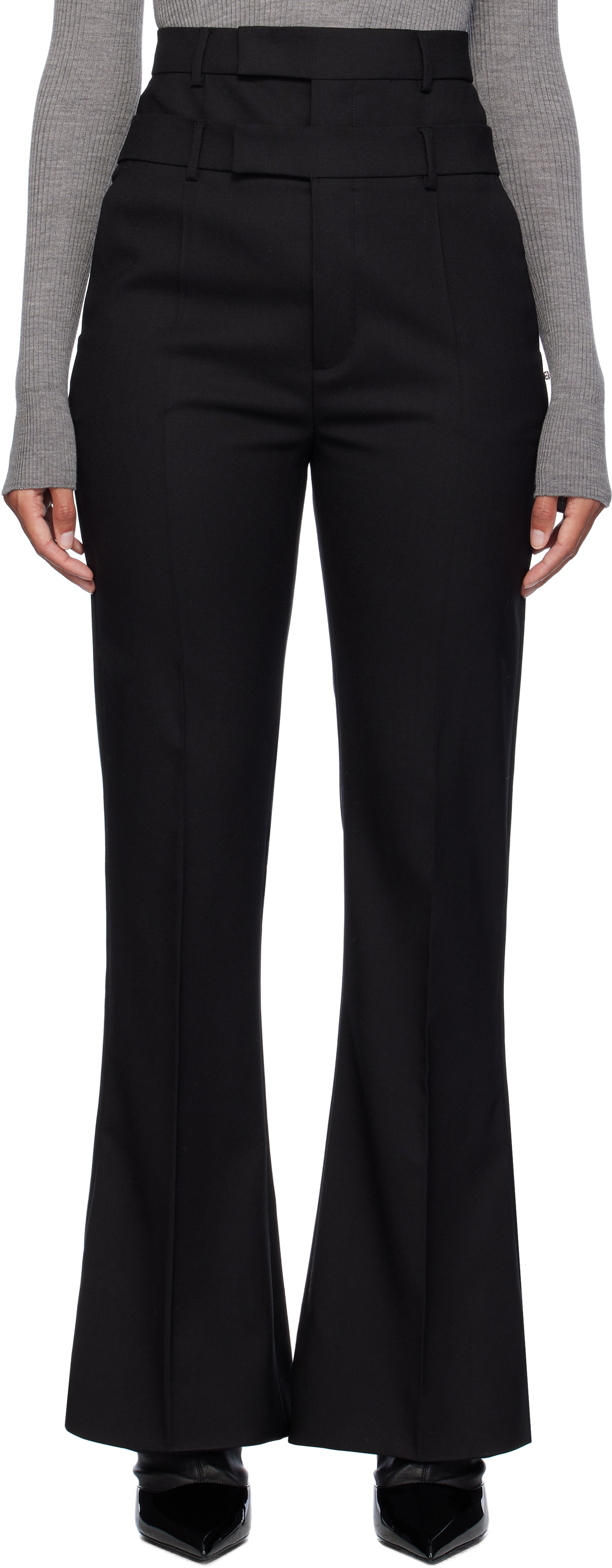 Sportmax Black Lince Trousers Sportmax