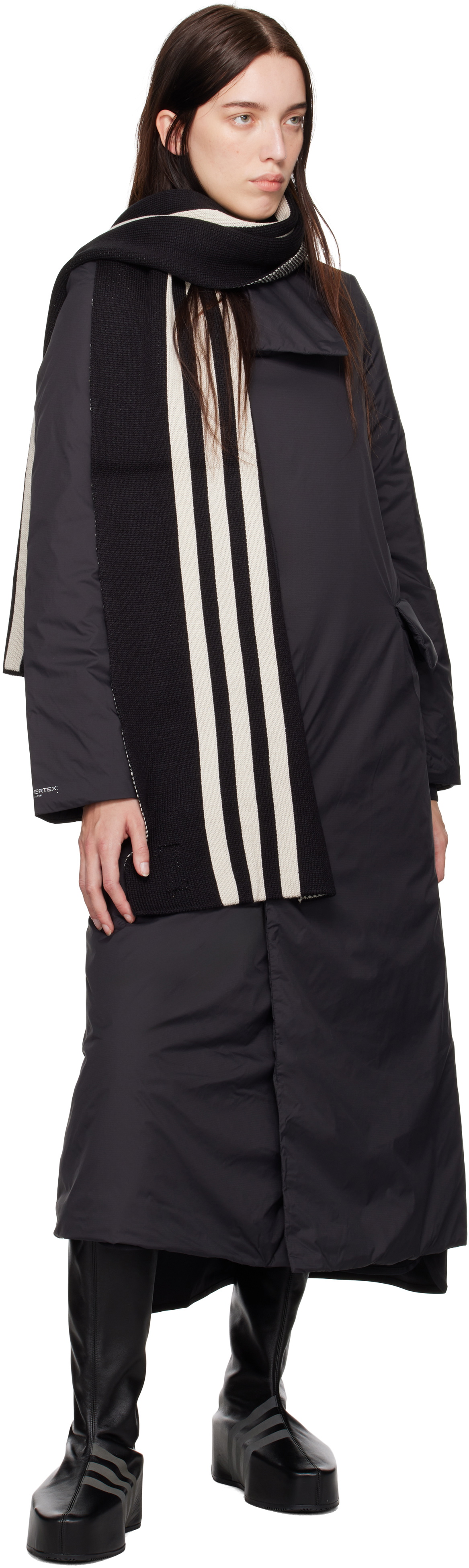 Y-3 Black Classic Scarf