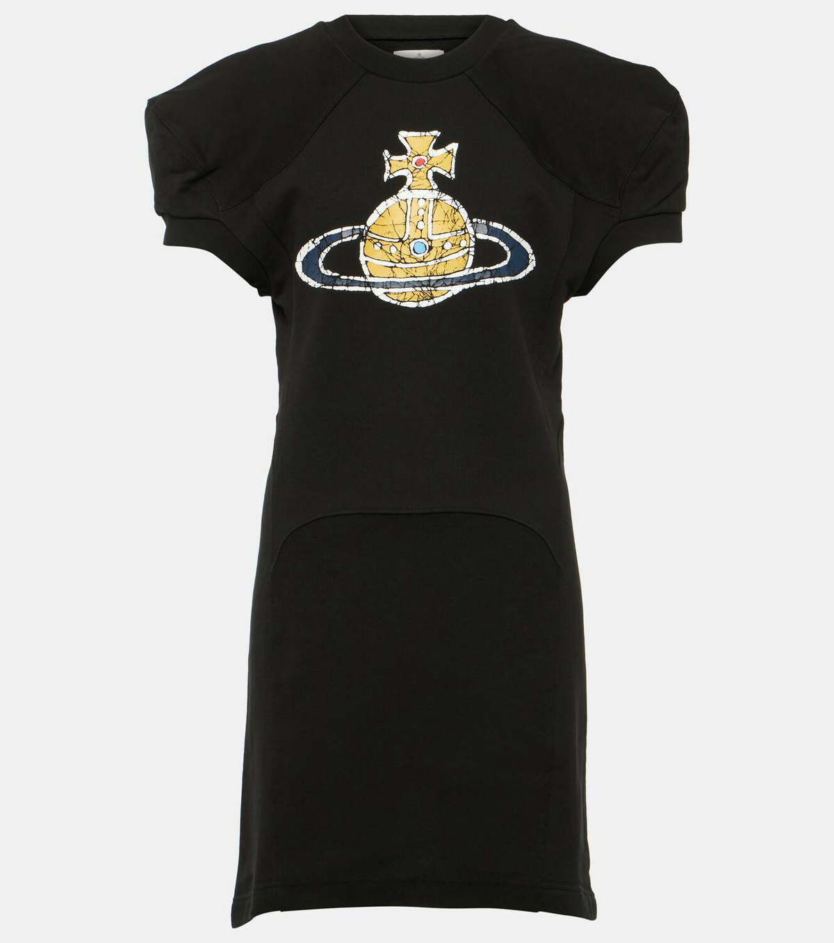Vivienne Westwood Orb printed cotton jersey T-shirt dress Vivienne
