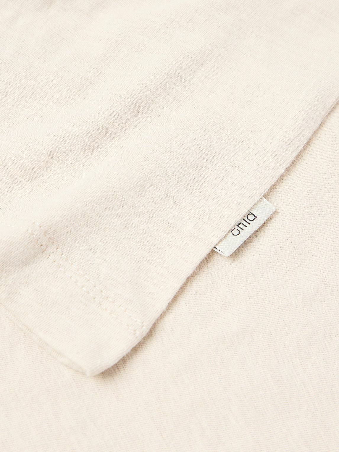 Onia - Slub Cotton-Jersey T-Shirt - Neutrals