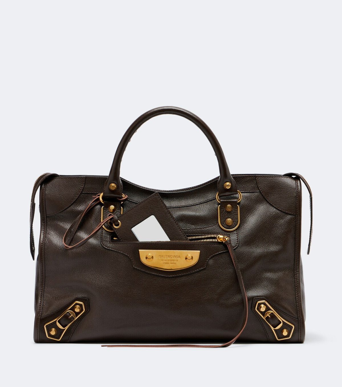 Balenciaga Le City Uptown Medium leather top-handle bag
