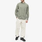 Norse Projects Men's Osvald Tencel Shirt in Dried Sage Green