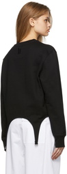 Dion Lee Black Garter Sweatshirt