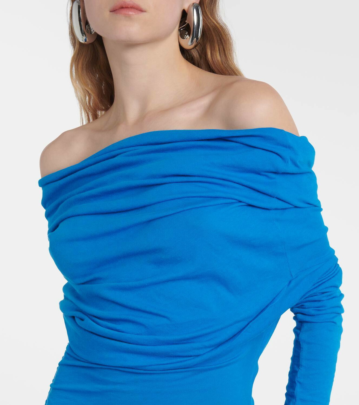 Entire Studios Bound knitted cotton-blend midi dress