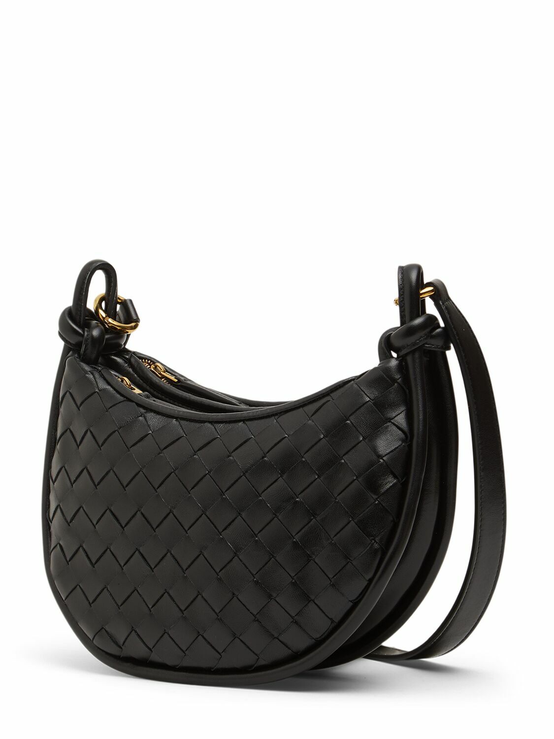 BOTTEGA VENETA ショルダーバッグ BOTTEGA VENETA Gemelli Messenger Leather Cross-body Bag Bottega Veneta
