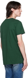 Balmain Green Flocked T-Shirt