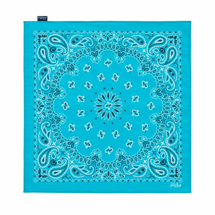 Photo: MC2 Saint Barth Foulard Light Blue Bandanna
