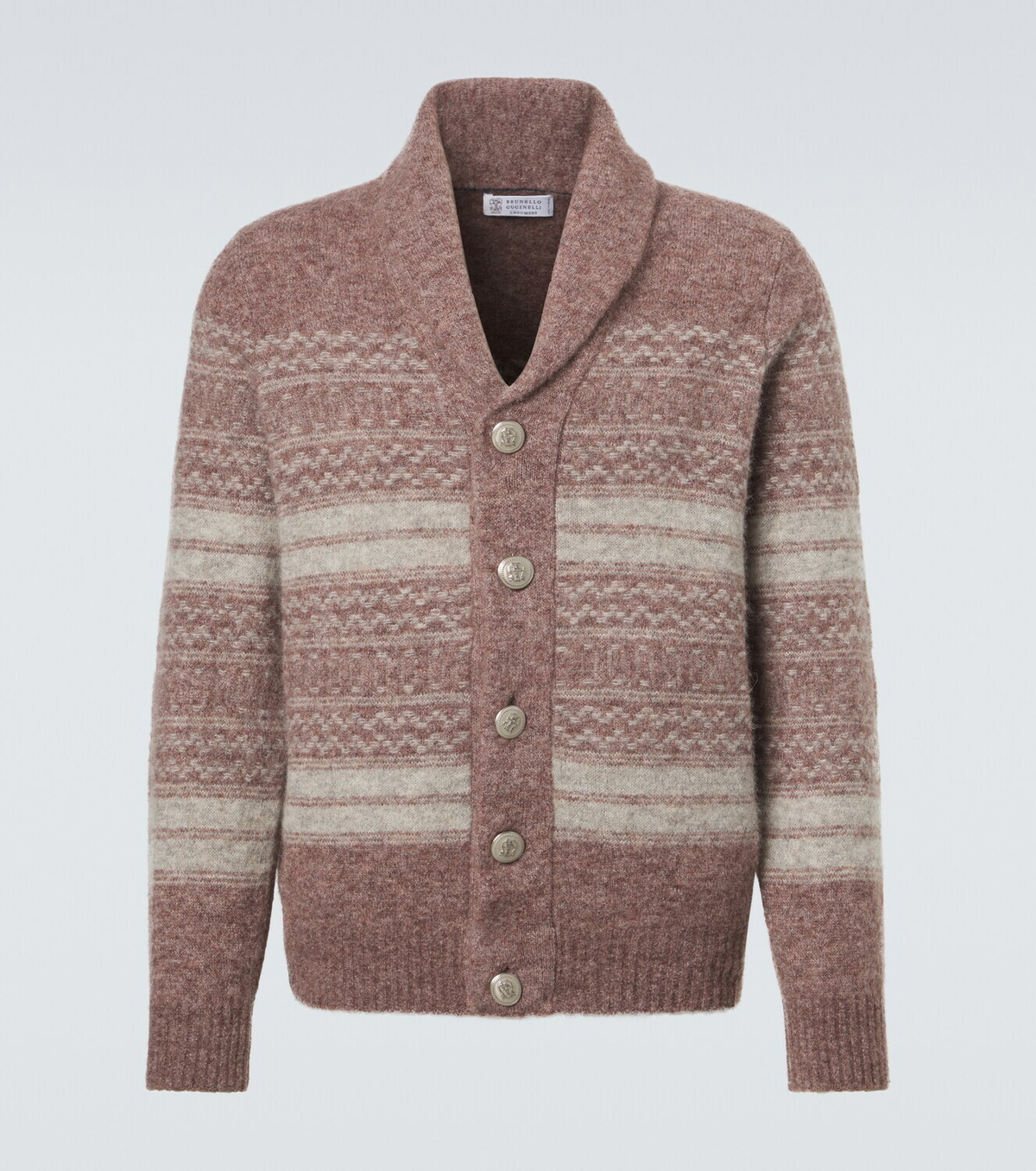 Brunello Cucinelli Alpaca, cashmere, and wool-blend cardigan