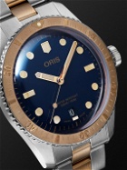 Oris - Divers Sixty-Five Automatic 40mm Stainless Steel and Bronze Watch, Ref. No. 01 733 7707 4355-07 8 20 17