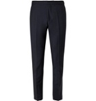 SALLE PRIVÉE - Midnight-Blue Seph Slim-Fit Wool and Mohair-Blend Trousers - Blue