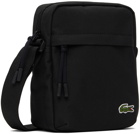 Lacoste Black Vertical Camera Bag