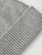 Anderson & Sheppard - Ribbed Cashmere Beanie - Gray