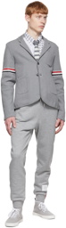 Thom Browne Grey Stripe Armband Blazer