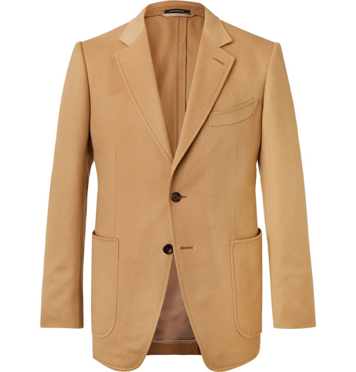 Photo: TOM FORD - O'Connor Slim-Fit Unstructured Cashmere Blazer - Brown