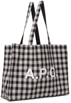 A.P.C. Black & White Diane Tote