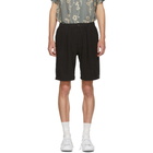 Saturdays NYC Black Keigo Crepe Shorts