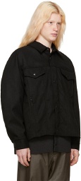 N.Hoolywood Black Yoke Sleeve Jacket