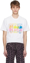 Who Decides War by MRDR BRVDO White 'WDW Beach' T-Shirt