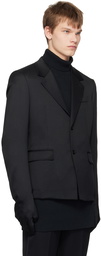 Doublet Black Glove Sleeve Blazer