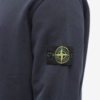 Stone Island Men's Garment Dyed Half Zip Sweat in Navy Blue