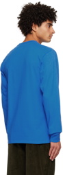 Noah Blue Embroidered Long Sleeve T-Shirt