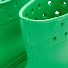 Crocs Women's Classic Crush Rain Boot in Grass Green