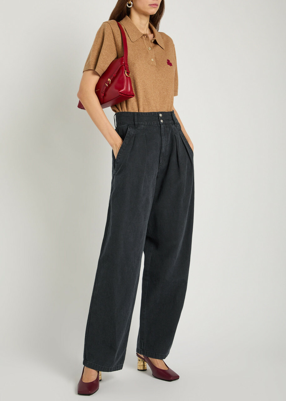 Isabel Marant étoile Nadine Wide-leg Trousers Black