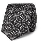 Dolce & Gabbana - 6cm Printed Silk-Twill Tie - Black