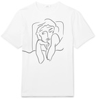 Mr P. - MR PORTER Health In Mind Printed Cotton-Jersey T-Shirt - White