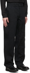 AIREI SSENSE Exclusive Black Paneled Jeans