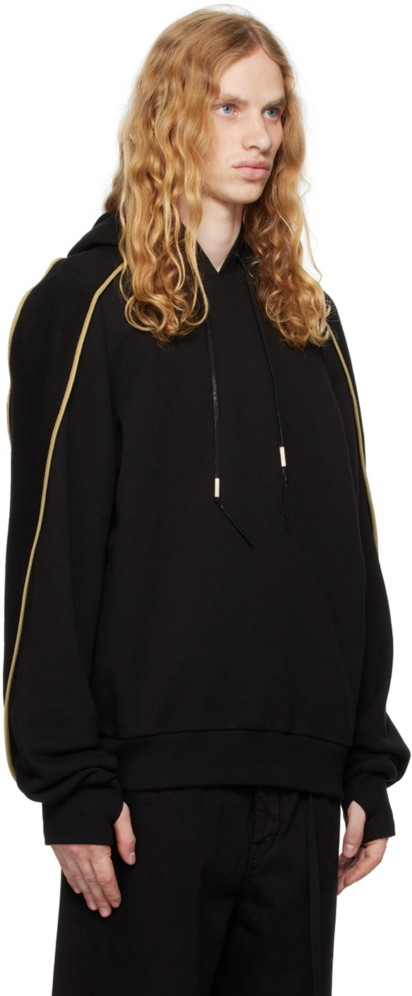 CARNET-ARCHIVE Black Crustacean Hoodie