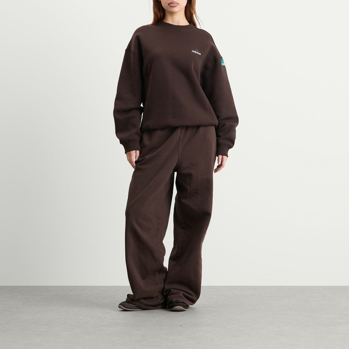 Adidas EQT Crew Sweatshirt in Aurora Coffee