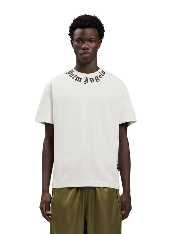 Photo: Palm Angels Neck Logo T-Shirt