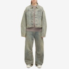 Entire Studios Women's Gem Denim Jacket in Surface Wave
