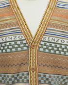 Kenzo Fairisle Cardigan Beige - Mens - Zippers & Cardigans