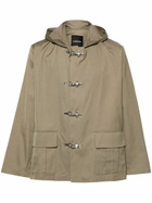 Labrum London Neutral Hooded Parka Coat
