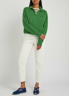Polo Ralph Lauren Logo-embroidered Cotton-blend Polo Sweatshirt Green