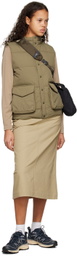 Snow Peak Beige Takibi Chino Maxi Skirt