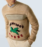 Valentino Logo wool and cotton sweater