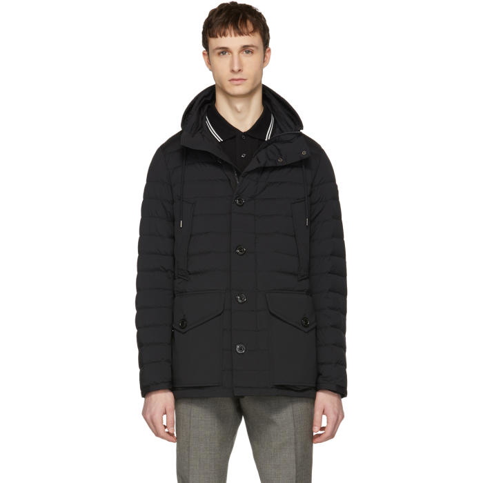 Photo: Moncler Black Down Cigales Jacket 