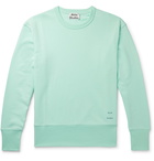 Acne Studios - Fayze Logo-Print Loopback Cotton-Jersey Sweatshirt - Green