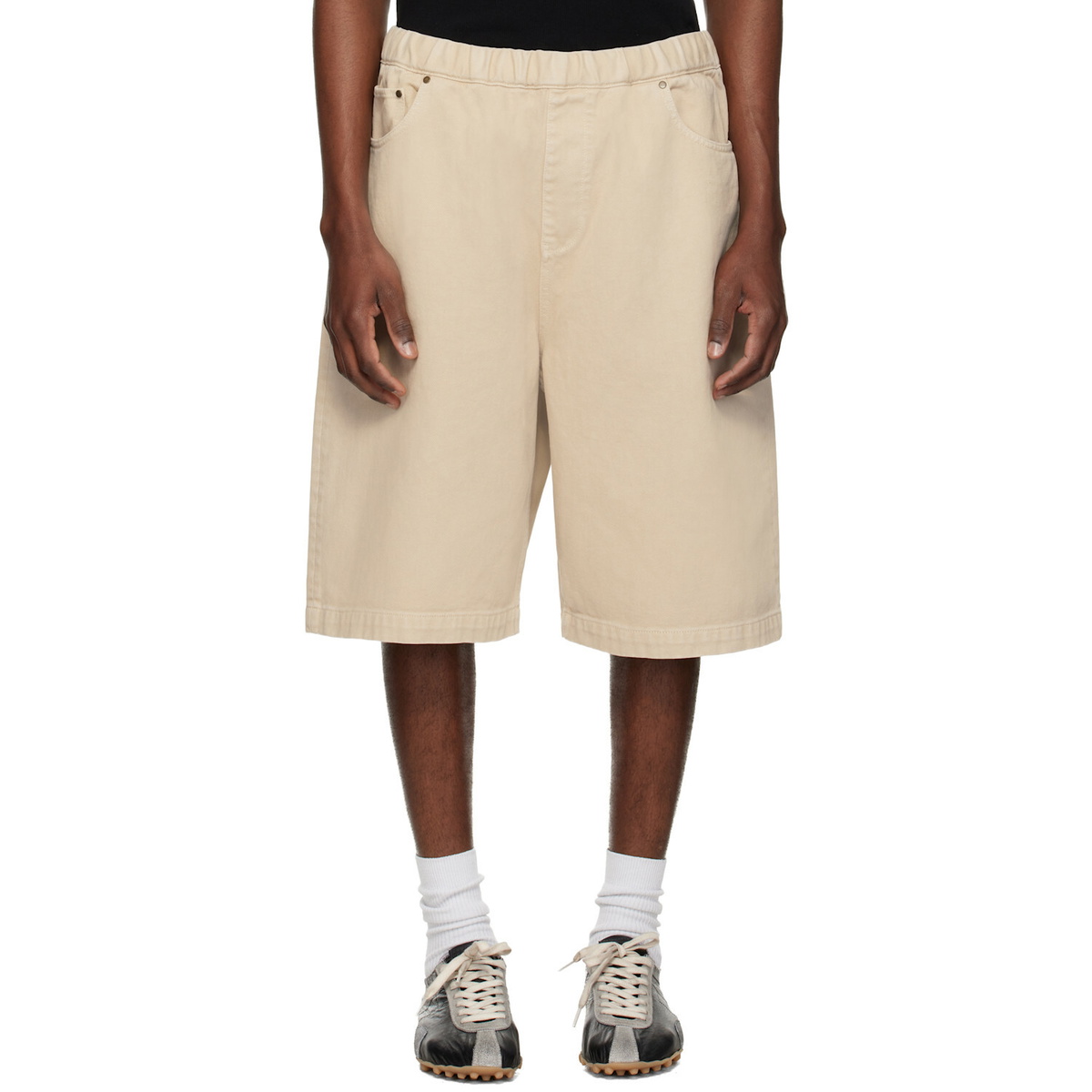 Entire Studios Beige Spar Shorts